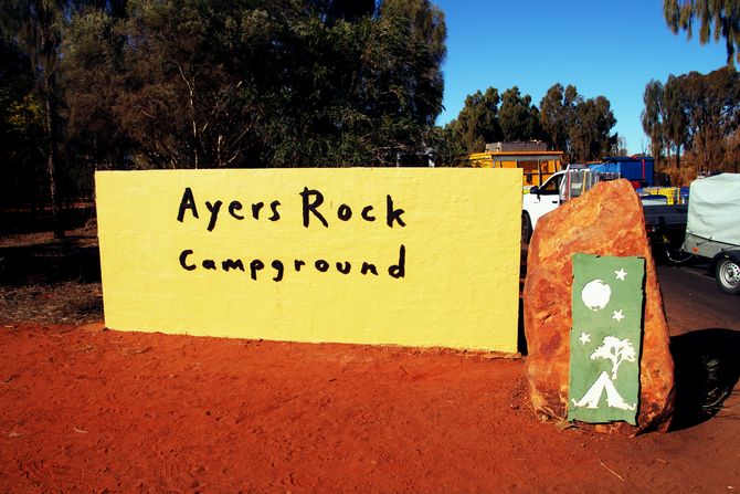 Campground am Uluru (Ayers Rock)