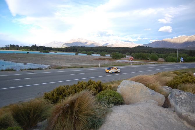 Vorbei am Lake Tekapo I