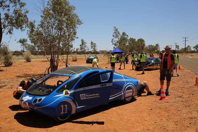 Am Kontrollstopp 'Ti Tree': Bochum vor Sydney