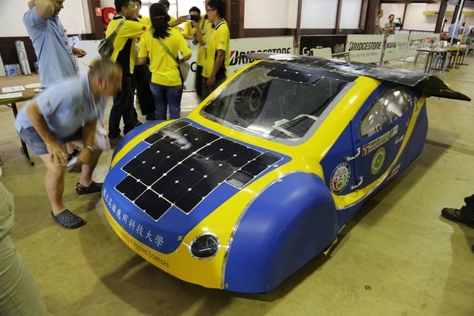 Apollo Solar Cruiser Car aus Taiwan