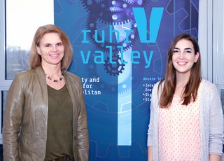 Masterabsolventin Jessica Leinen will der Marke "ruhrvalley" Leben einhauchen