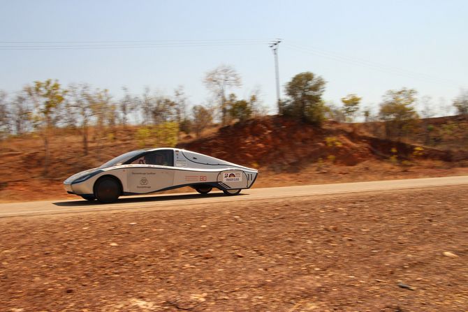 Unser SolarCar nimmt Fahrt auf