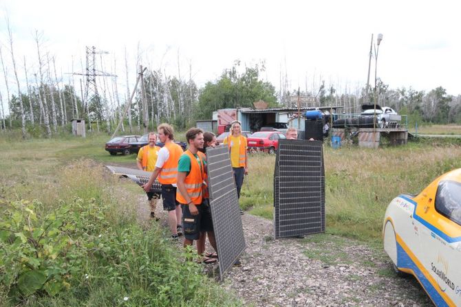 Array halten beim Stopp wegen eines Defektes der Niederspannungsbox