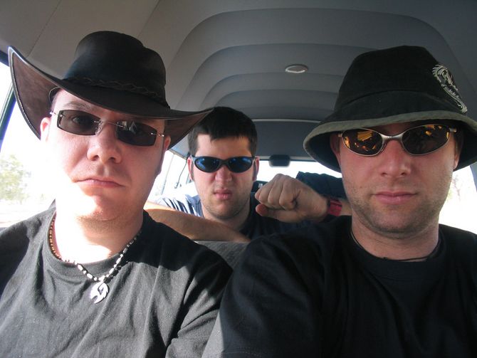 Die Bluesbrothers Volker, Moritz und Ralf