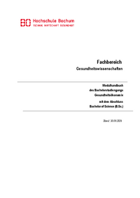 BA Gesundheitsökonomie PO 2024 -Modulhandbuch