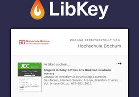 LibKey.io Screenshot Download nach Suche mit PMID