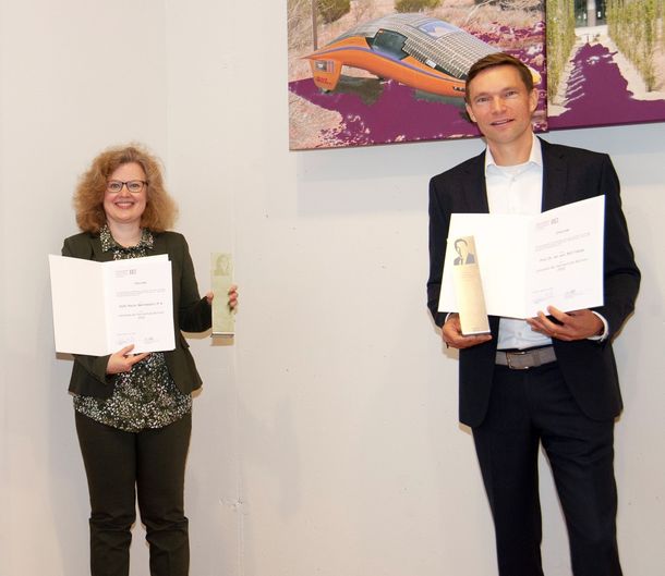 Lehrpreisträger 2020: Marion Werthebach und Prof. Rolf Tappe