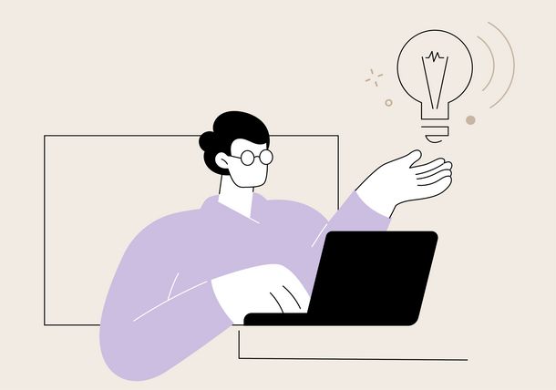 Visualisierung von Idee
