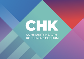 Dekoratives Bild mit dem Logo der Community Health Konferenz Bochum.e befindet sich das Logo der Community Health Konferenz Bochum.