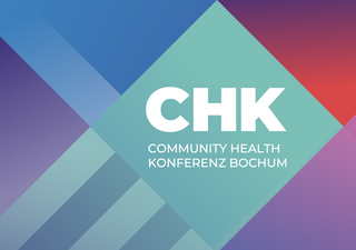 Dekoratives Bild mit dem Logo der Community Health Konferenz Bochum.e befindet sich das Logo der Community Health Konferenz Bochum.