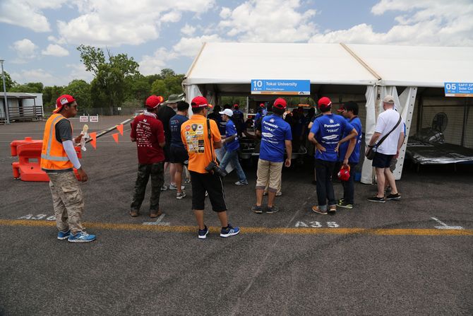 Im Fokus der Solarcar-Teams: Tokai