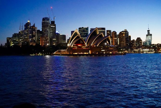 Skyline und Opera House Sydney