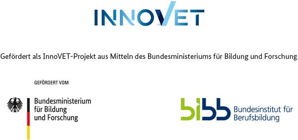 Logo des Bundesministeriums für Bildung und Forschung sowie des Bundesinstituts für Berufsbildung
