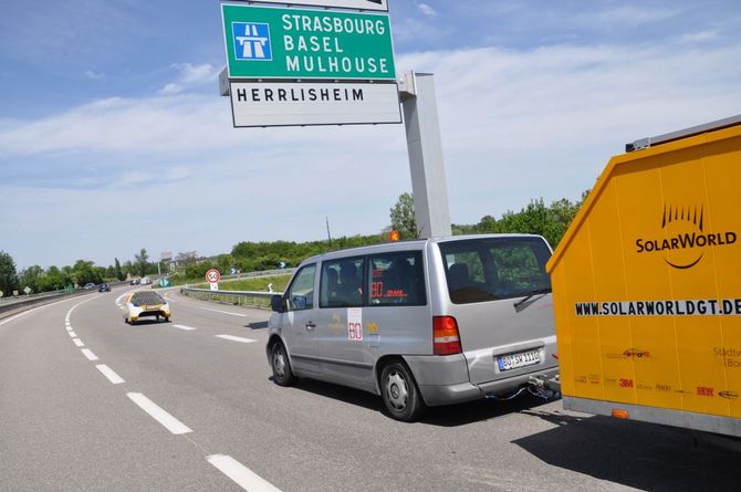 Die Richtung steht fest. Das nächste größere Ziel ist Straßburg, Europaparlament