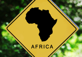 Roadsign Afrika
