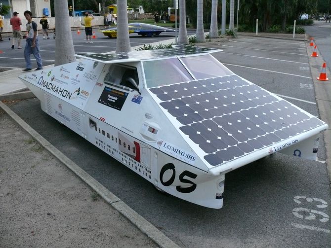 Auch so kann ein Solarwagen aussehen...