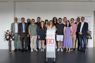 Gruppenfoto Stipendiaten mit Foerderern