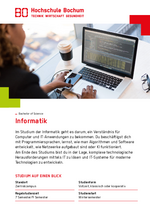 Informatik B.Sc. Studiengang Informatik B.Sc.