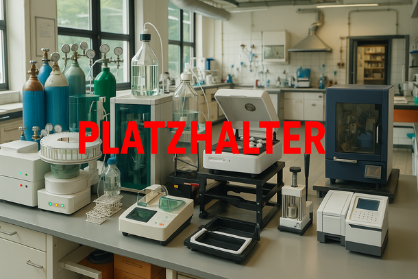 Platzhalterbild für das Umweltlabor mit kompletter Laborausstattung.