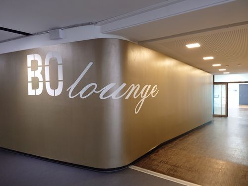 Eingang zur BO Lounge am Zentralcampus