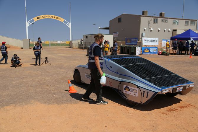 Kontrollstopp Coober Pedy