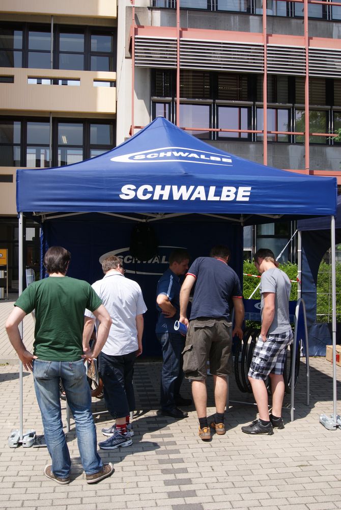 Die Reifen von Schwalbe stoßen auf großes Interesse