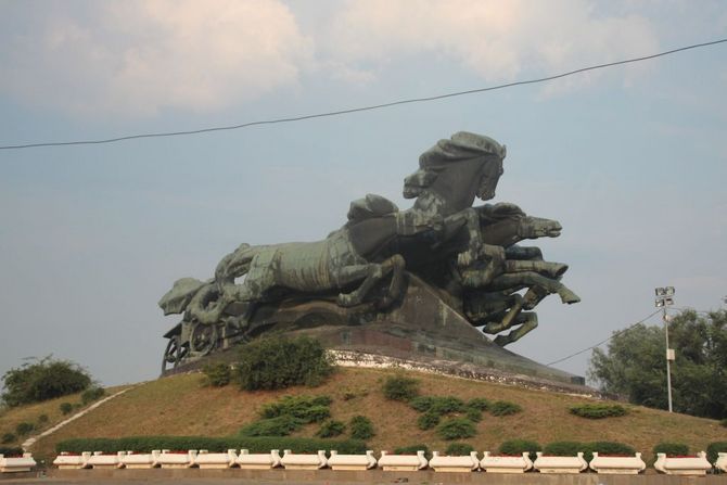 Kriegsdenkmäler gibt es in Russland in jeder Stadt