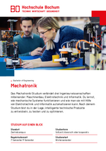 Mechatronik B.Eng. Mechatronik B.Eng.