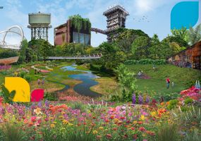 Blumenwiese und Industriekultur