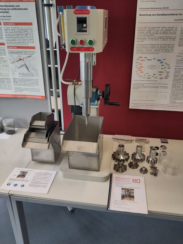 Flotationsabscheider XFD-12 zur Trennung von Feststoffphasen im Umweltlabor der Hochschule Bochum.
