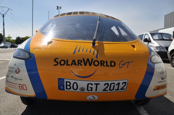 SolarWorld GT rausgeputzt auf der EcoBio Messe