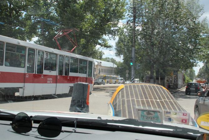 Im Chaos des Stadtverkehrs
