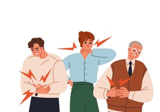 Menschen mit Schmerzen