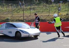 Le Mans-Start mit Einstiegshilfe