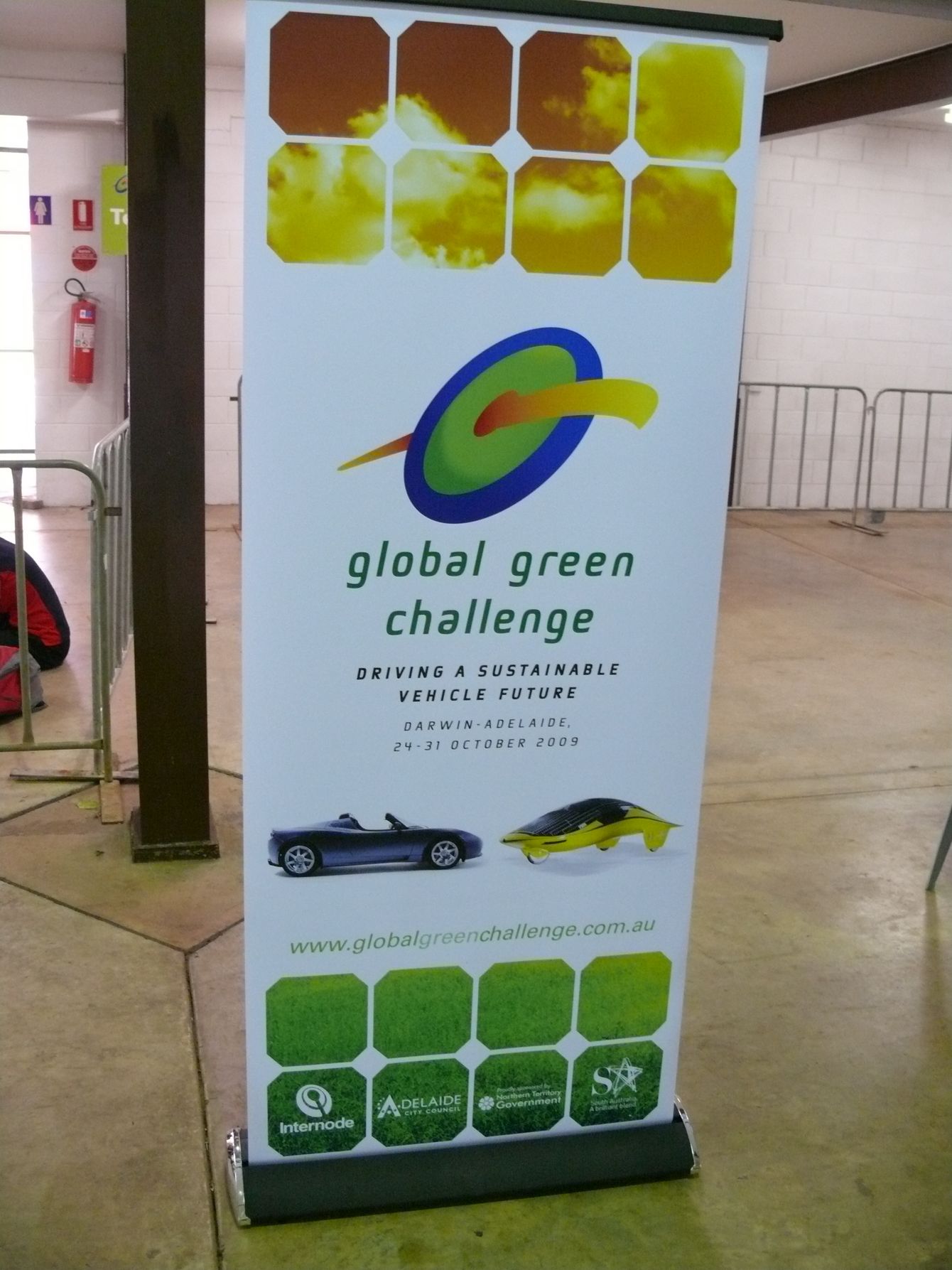 Tesla meets SolarWorld No.1: Werbebanner der GGC Tesla meets SolarWorld No.1: Werbebanner der GGC