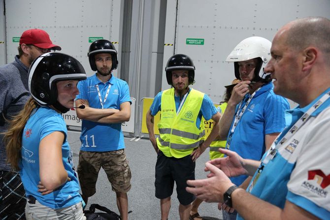 Briefing von Oliver Gochermann für den Ausstiegstest