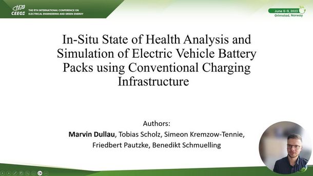 Präsentation der Ergebnisse der ersten technischen Machbarkeitstudie auf der „6th International Conference on Electrical Engineering and Green Energy“ (CEEGE Conference) in Norwegen