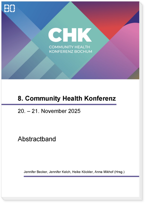 Cover des Abstractbands zur 8. CHK 2025