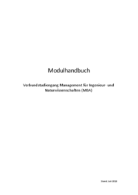 Modulhandbuch MPO 2018 bis Studienstart 2025