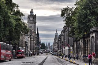 Edinburgh, Straße, Gebäude
