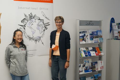 Kelly Zhang in the International Office Bochum