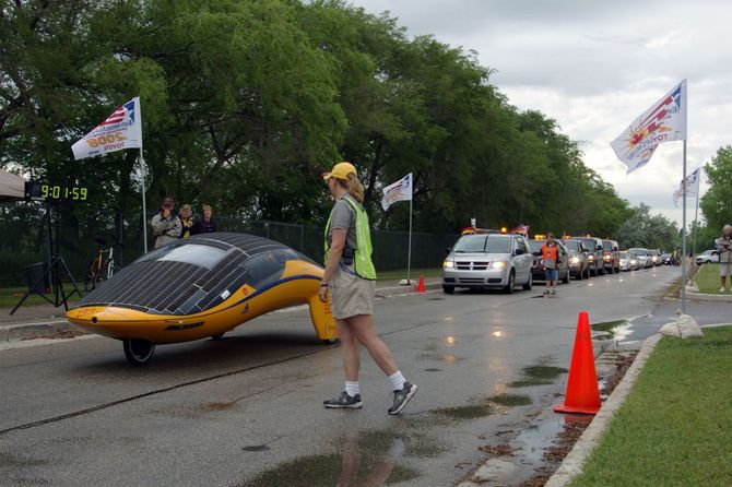 Verregneter Start in Winnipeg