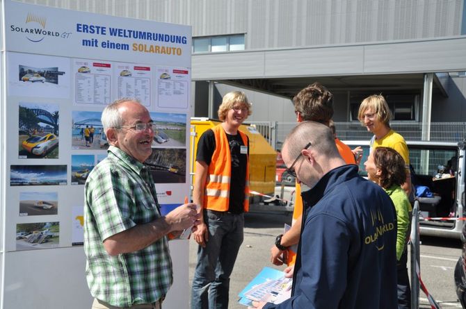 Wetter gut, Messe gut, Stimmung gut, alles gut.