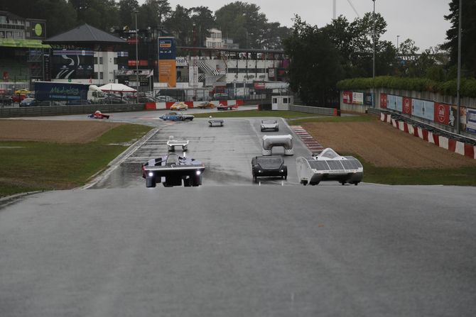 Parade der Solarcars