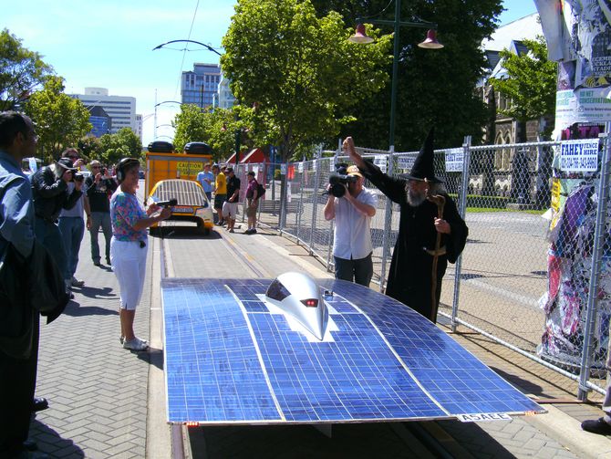 Sonnenzauber für das Solarfern-Team aus Neuseeland