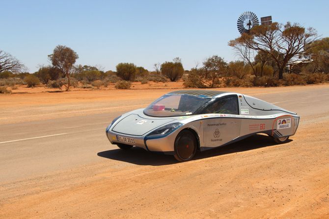 Unser SolarCar macht Strecke gut und holt auf