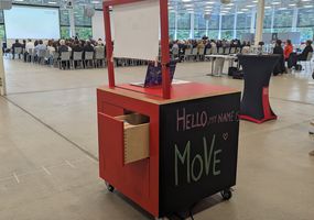Bild zeigt die MoVe auf einer Veranstaltung