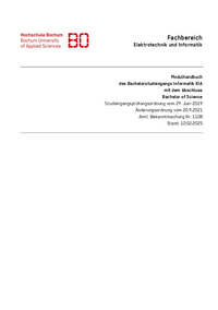 Modulhandbuch Bachelor Informatik - KIA (PO 2019, Stand: 10.02.2025)