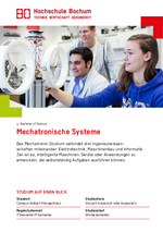 Mechatronische Systeme B.Sc.