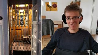 Hendrik Sandmann sammelt Fahrstuhlbilder